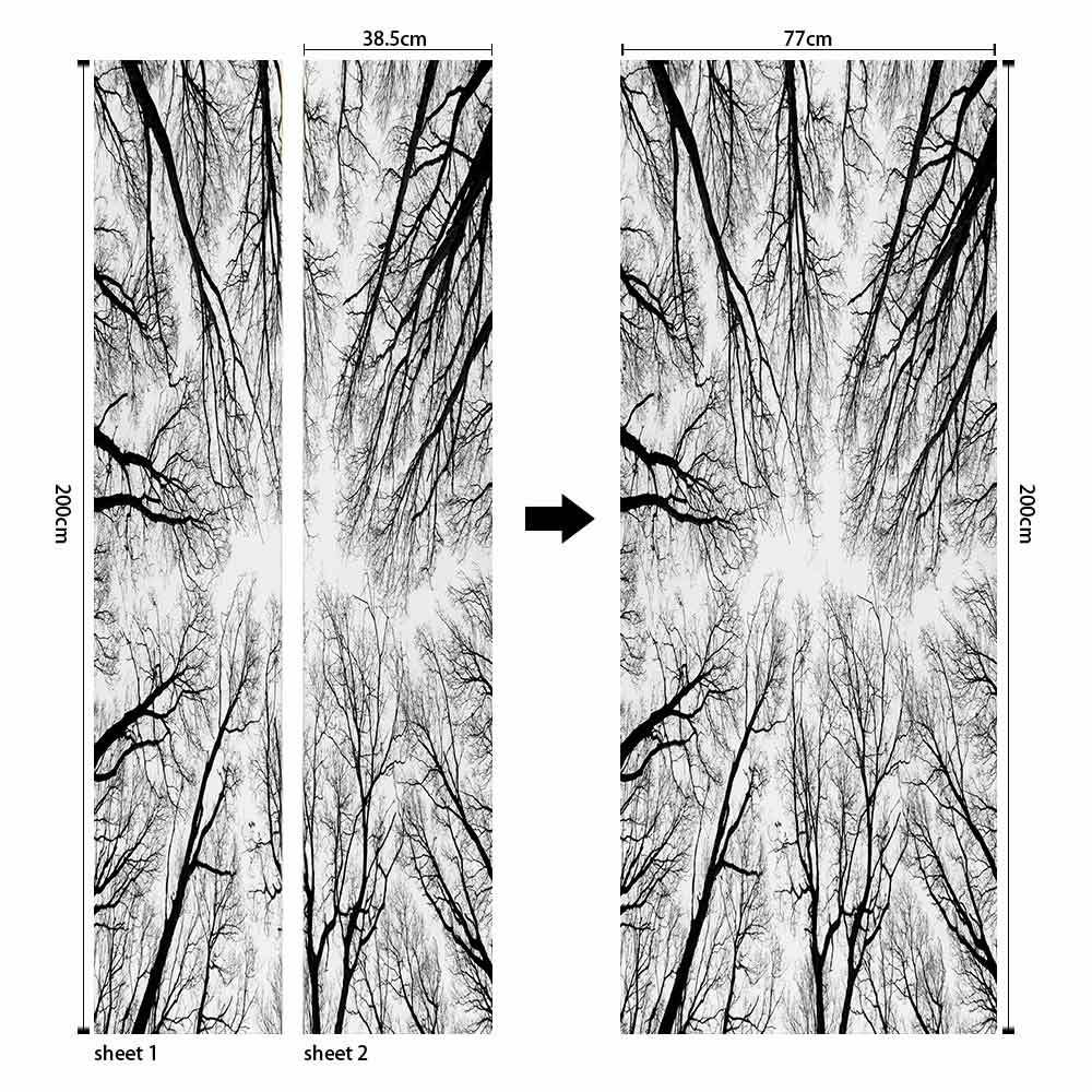 Pegatinas para puertas 3D respetuosas con el medio ambiente, autoadhesivos, fabricantes de origen al por mayor, patrones populares transfronterizos de alta definición, adhesivos para puertas impermeables, a prueba de aceite y antiincrustantes