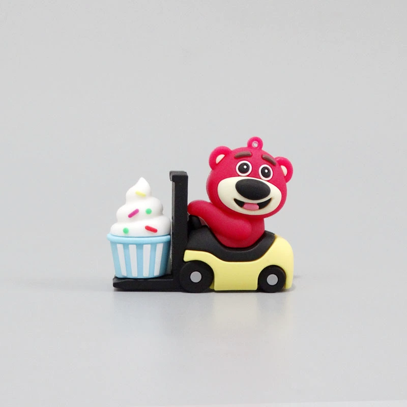 Игрушечное мороженое Toy Story, клубника, медвежонок, пластиковая фигурка, декор для выпечки, подвеска-карусель