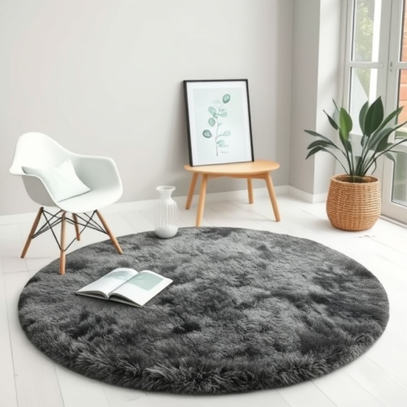 북유럽 스타일 카펫, 거실용 심플 모던 테이블 매트, 침실용 풀커버 침대 옆 매트, 다다미 소프트 매트