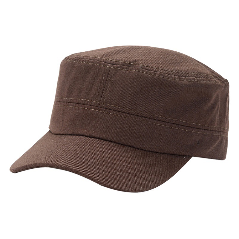 AliExpress men's and women's outdoor breathable military hat flat top light board hat sunscreen sun hat Korean tide hat wholesale
