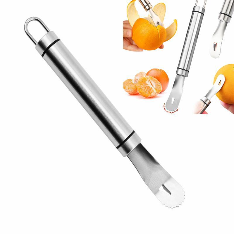 新款304剥橙器 开橙器 脐橙开皮器  橙子开果器 剥柚器 去皮工具