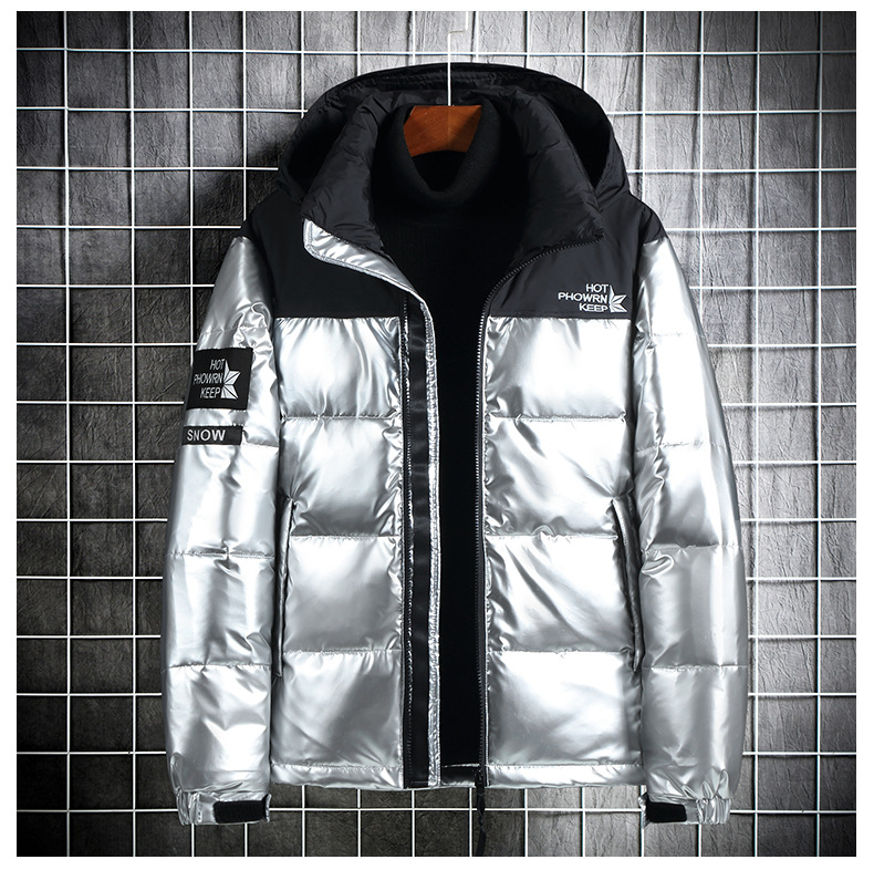 Piumino uomo invernale alla moda con cappuccio versatile_voghion.com