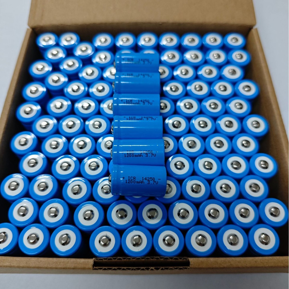 14250锂电池大容量可充电红绿激光喵准器16340电池3.6v3.7v红外线