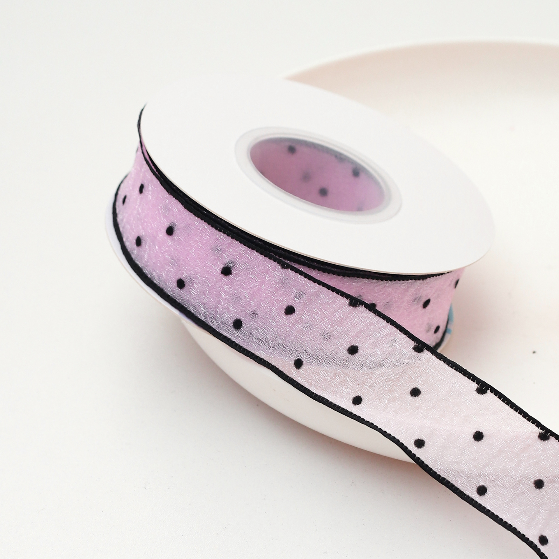 Siete colores, primavera, punto, malla, cinta, ramo, embalaje, hilo, flores, flores, cinta, material de bricolaje hecho a mano, embalaje