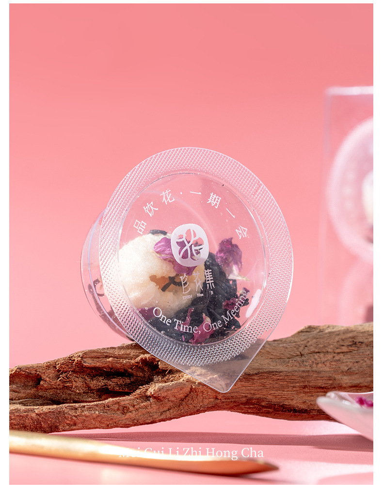 Rose Lychee Black Tea Mini Jar Floral Tea Blend 48g Sweet Aromatic Brew for Home Enjoyment specifications