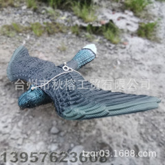 吊り下げ可能な枝屋外飛行フィン鳥模型プラスチック鳥駆除体は果樹園装飾鳥を取り外すことができる