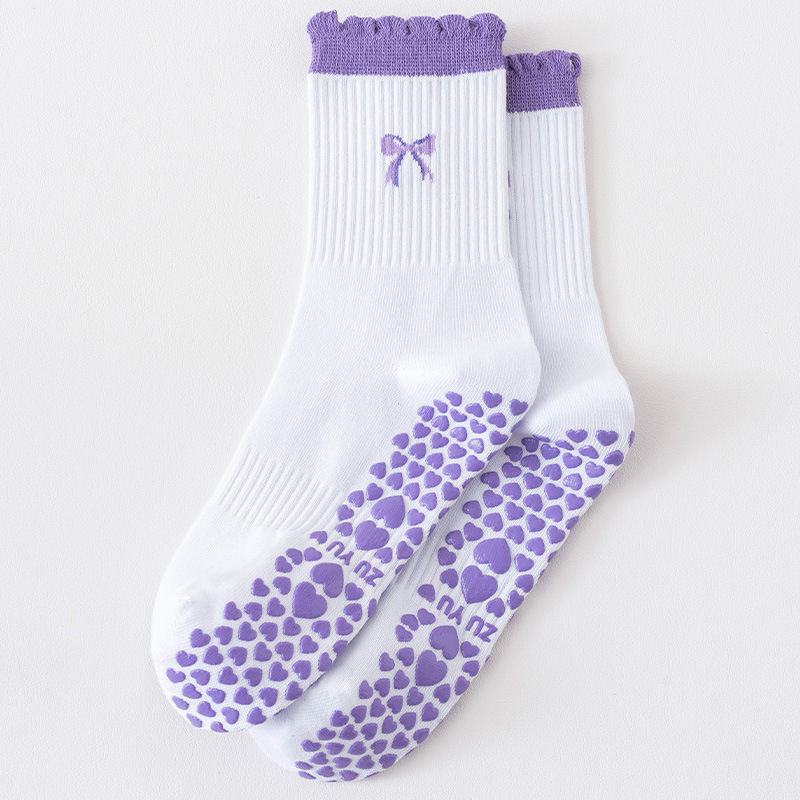 Professional Fitness Non-Slip Yoga Pilates Socks for Women Summer Thin Sweat-Absorbent Split-Toe Bag Sports Socks Five-Finger Socks