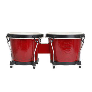 Orff Musical Instruments Sunset Color Bongo Drum Sheepskin Drum Face Siaman Hand-clapped Drum Early Education Enlightenment Sounding Music Performance Musical Instruments