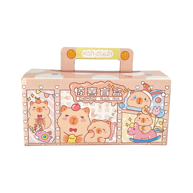 Caja ciega sorpresa de dibujos animados Papelería Caja de tesoros para niños estudiantes misteriosa sorpresa de mano Papelería Caja ciega regalo