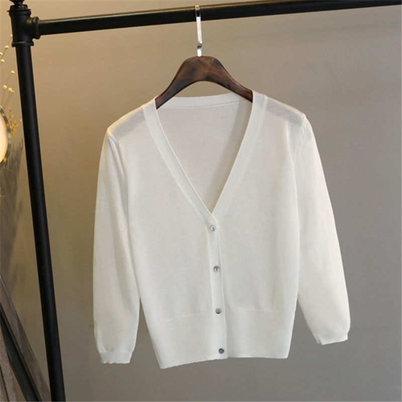 夏季针织衫披肩薄款配裙子的上衣冰丝女短款防晒吊带外搭空调衫厂