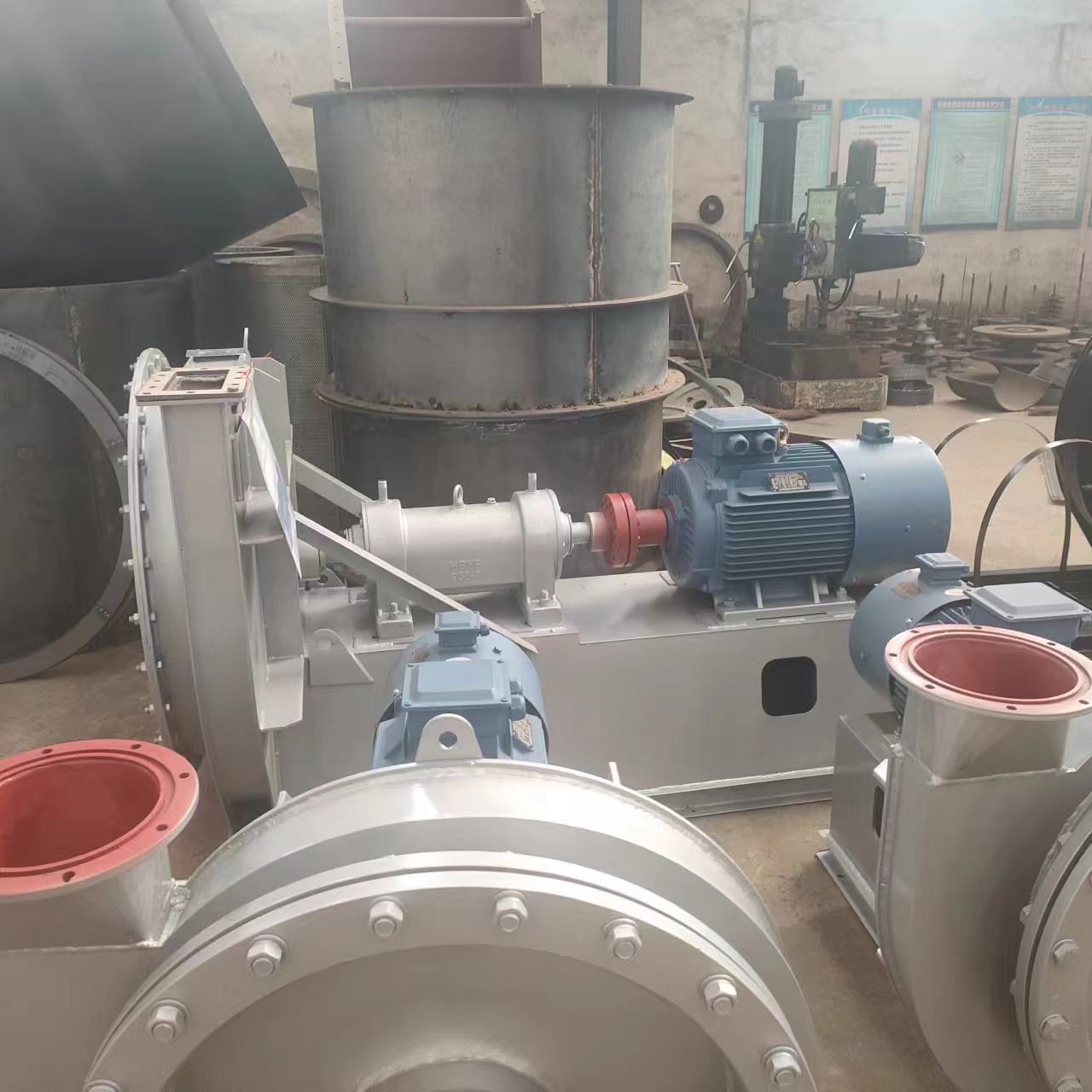 化工厂抽负压离心风机 BT4防爆电机 双层密封零泄露风机 加厚板材