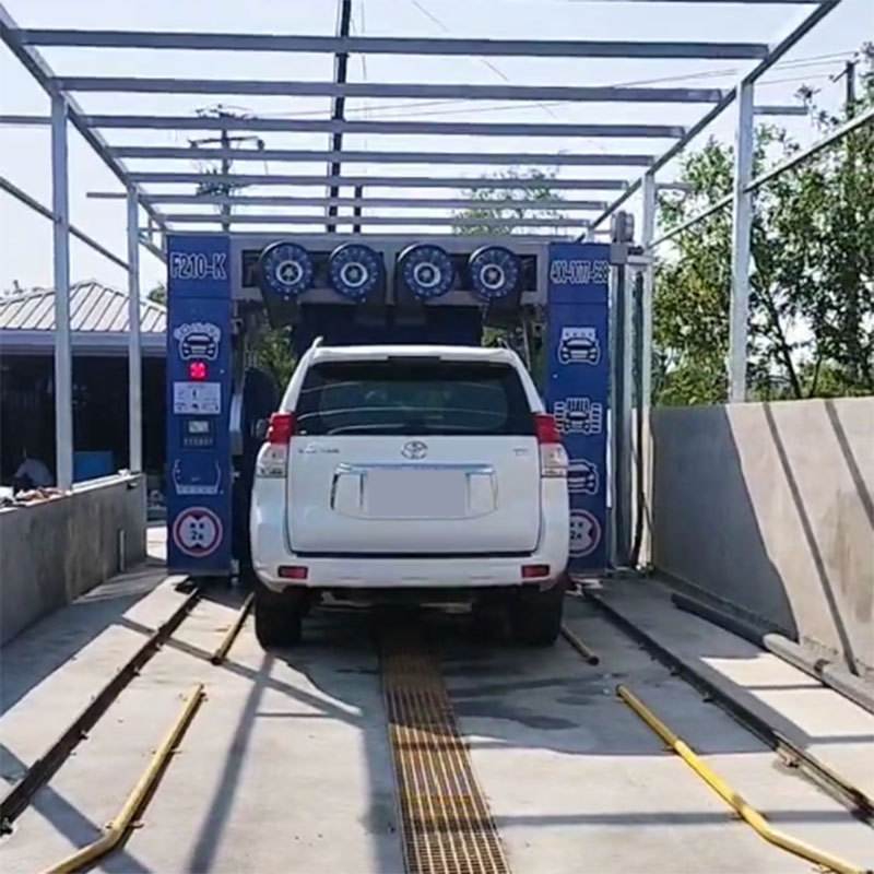 Commercial Brush-Type Car Wash Machine, High-Pressure Spray for Quick Cleaning, Fully Automatic Car Wash Equipment for Gas Stations