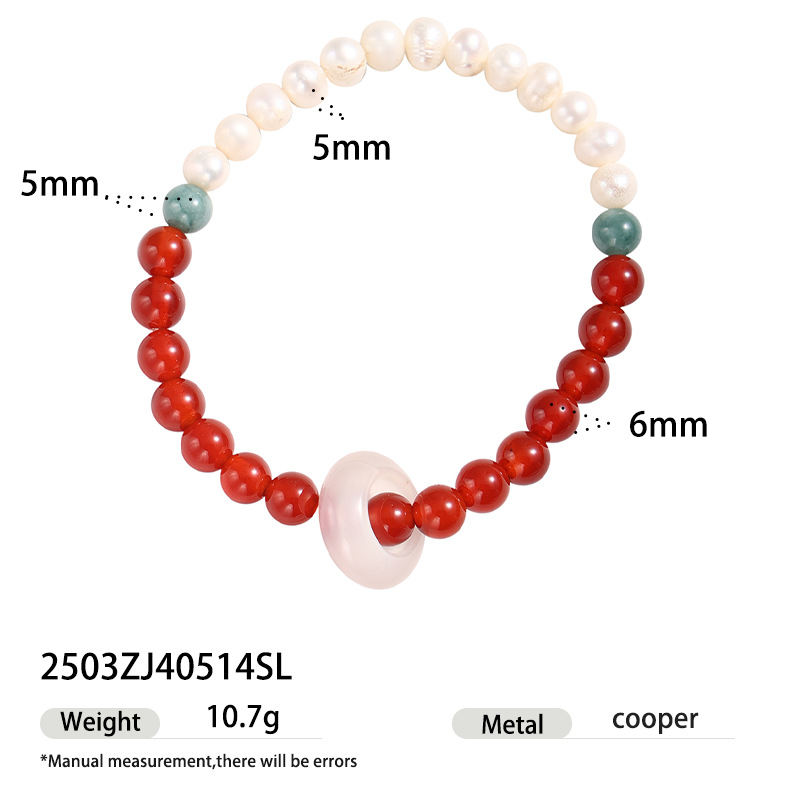 Red de celebridades estilo caliente torre amarilla cristal ojo de tigre calabaza pulsera con cuentas rosa perla real pulsera de cristal natural púrpura mujer