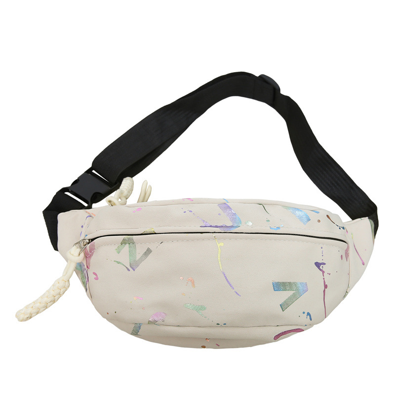 Nuevo bolso de pecho para mujeres japonesas Harajuku ropa de viento bolso deportivo de alta capacidad marca de tendencia versátil bolso de cintura de bicicleta para estudiantes