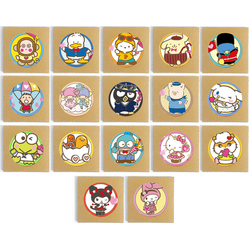 Ceramic circular coaster Japanese cartoon heat insulation table…