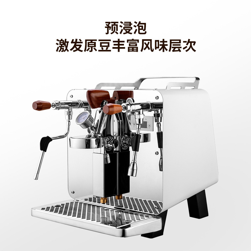 Lu-E61 Italian Semi-Automatic Coffee Machine Household Commercial E61 Vibration Pump Rotary Pump 6L Boiler Car Coffee