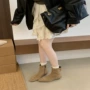 显瘦秋冬百搭拉链时装靴