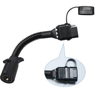 Manufacturers supply 7-core to 4-core high-power RV trailer plug cord with dust cover