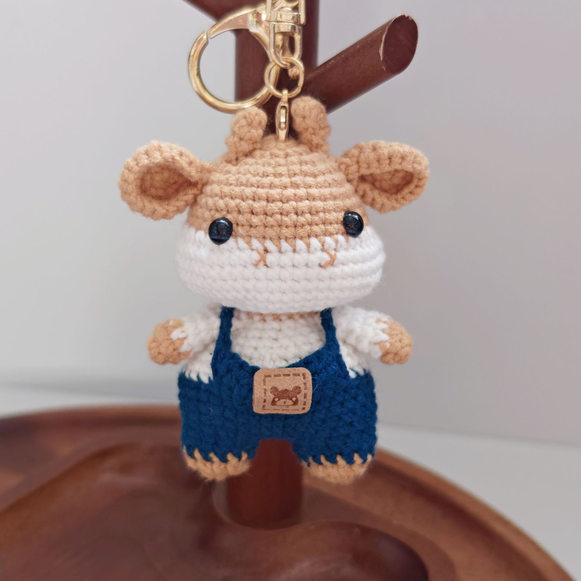 Colgantes de animales del zodiaco tejidos a mano, muñecos de lana hechos a crochet, accesorios decorativos para bolsos, regalos al por mayor y al detalle. image 38