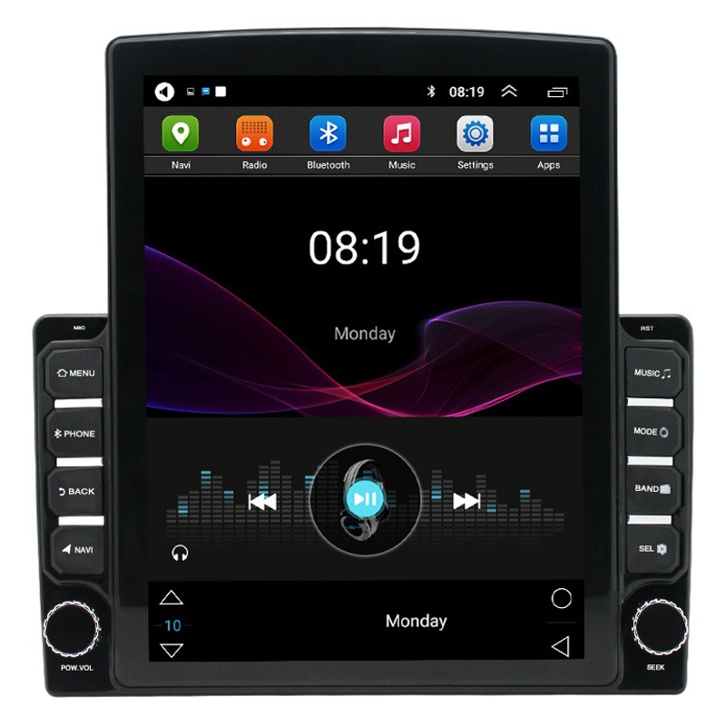 Modificación del coche Android máquina universal navegador todo en uno MP5 coche GPS9.7 pulgadas pequeño diamante vertical pantalla de navegación