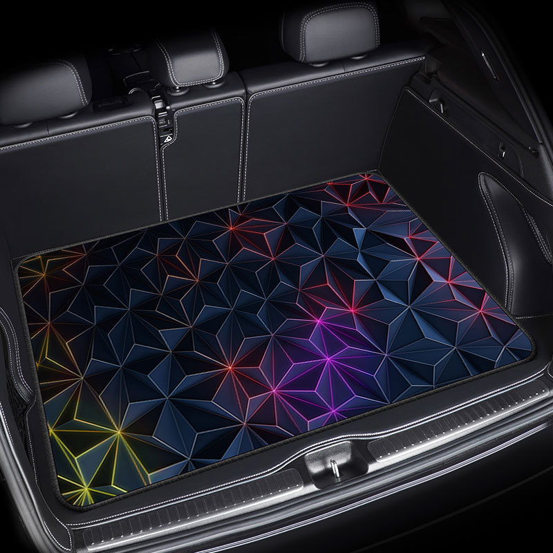 Cross-border American car trunk mat crystal velvet floor mat dirty and easy to take care of car sound insulation mat items dust mat
