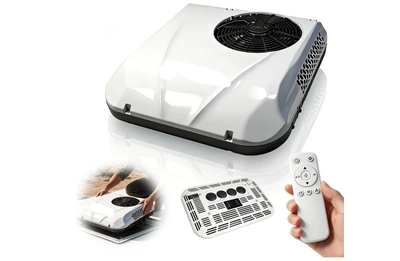 Automotive air conditioning, of Integrated Parking Air Conditioners 12V24V - white-single-fan-48v-72v-cooling-and-heating