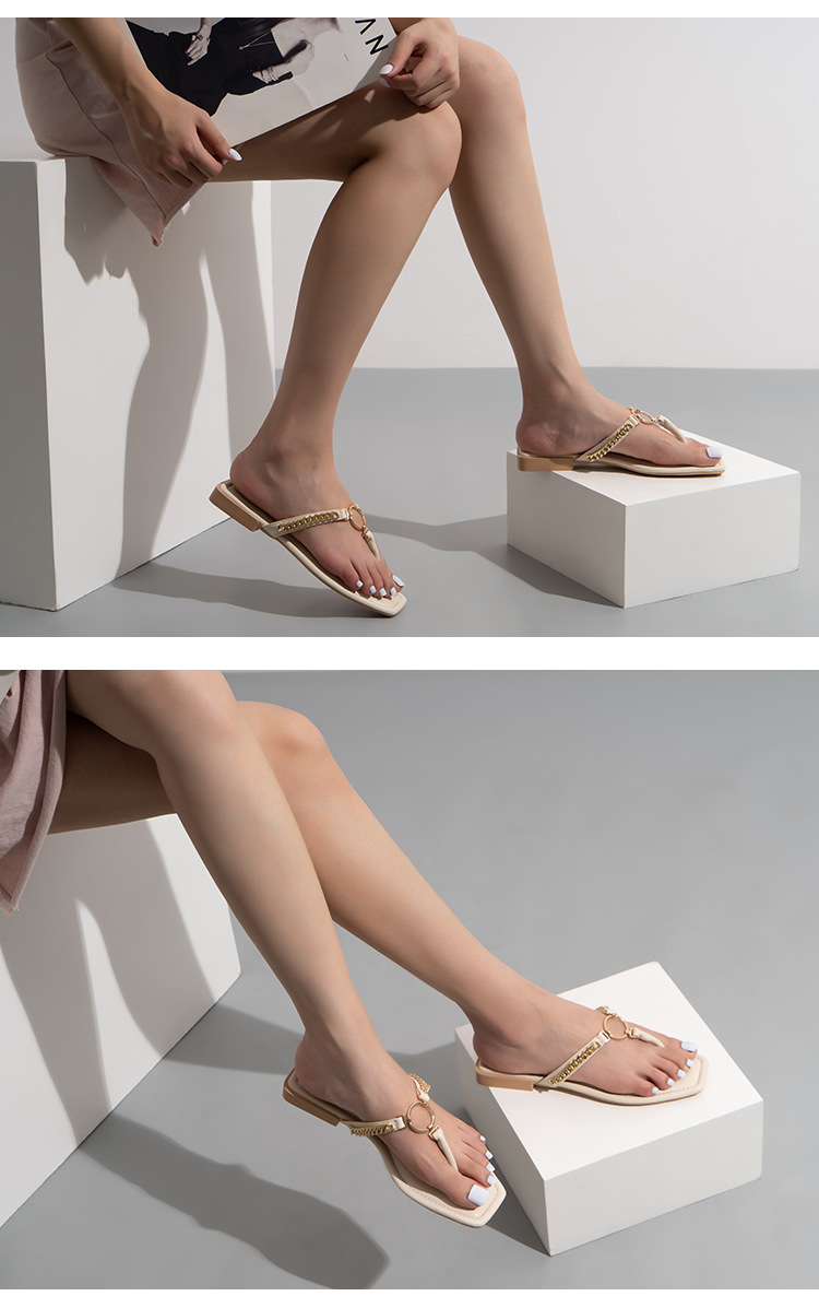 Cfxxy Cross Border Slides Outer Wear Fashion Flip Flops Fip Foreign Trade Sandals Women S Shoes Flat_voghion.com