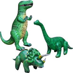 Inflatable Brontosaurus Dinosaur Doll Pool Party Decoration Children's Cartoon Inflatable Toy Gift Animal Triceratops