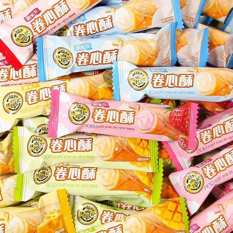Xu Fuji Печенье Рулет яйцо Ролл Много вкусов Офис общежитие повседневная детская закуска подарок пакет оптом оптом