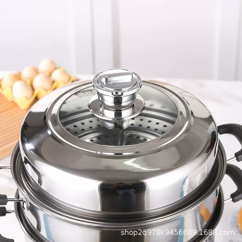 不锈钢蒸锅锅盖定时顶珠厨房锅具闹钟提醒器计时器烘培闹表定时器