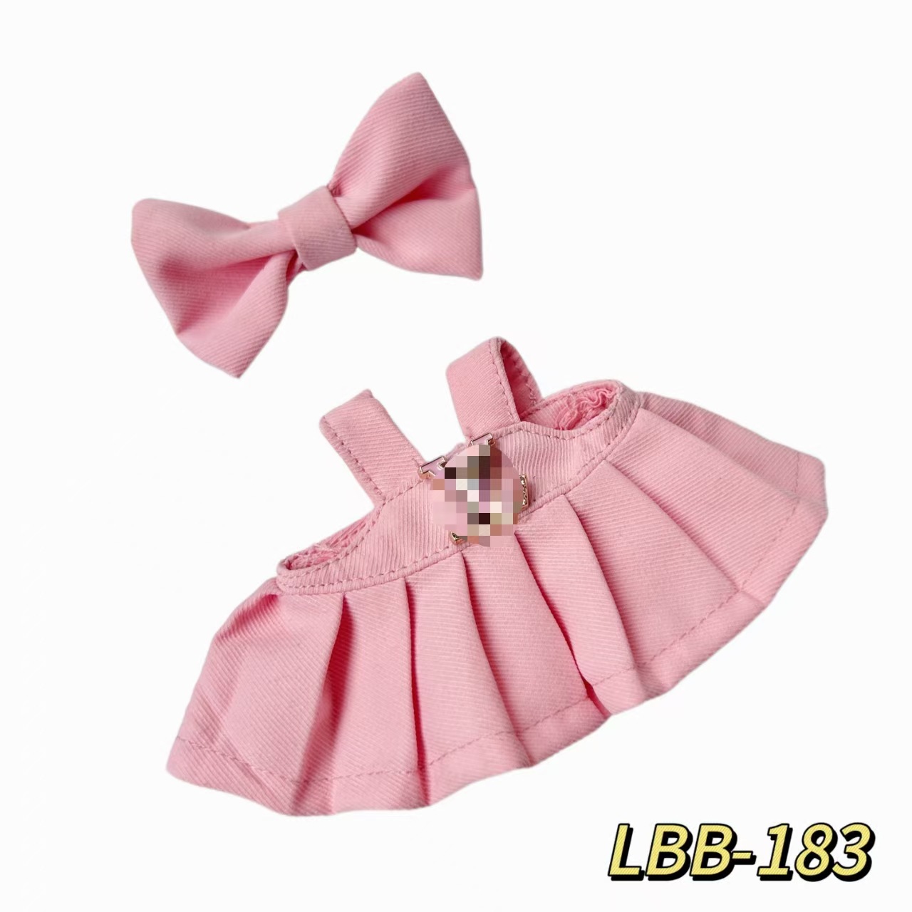 17 cm LABUBU una y dos generaciones de muñecas de polilla universal caja ciega fiesta pequeña falda de viento serie de accesorios de ropa de bebé