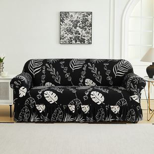 Cross-border Hot Sale Printed Elastic Skirt Sofa Cover Multi-functional Dirty-proof Anti-cat Scratch Sofa Cover
