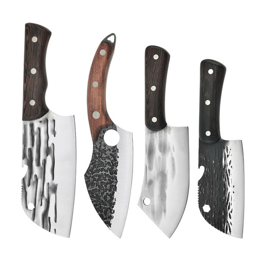 Hammer pattern multi-functional stainless steel outdoor portable kitchen knife for killing fish, cutting meat and butchering multi-purpose knife