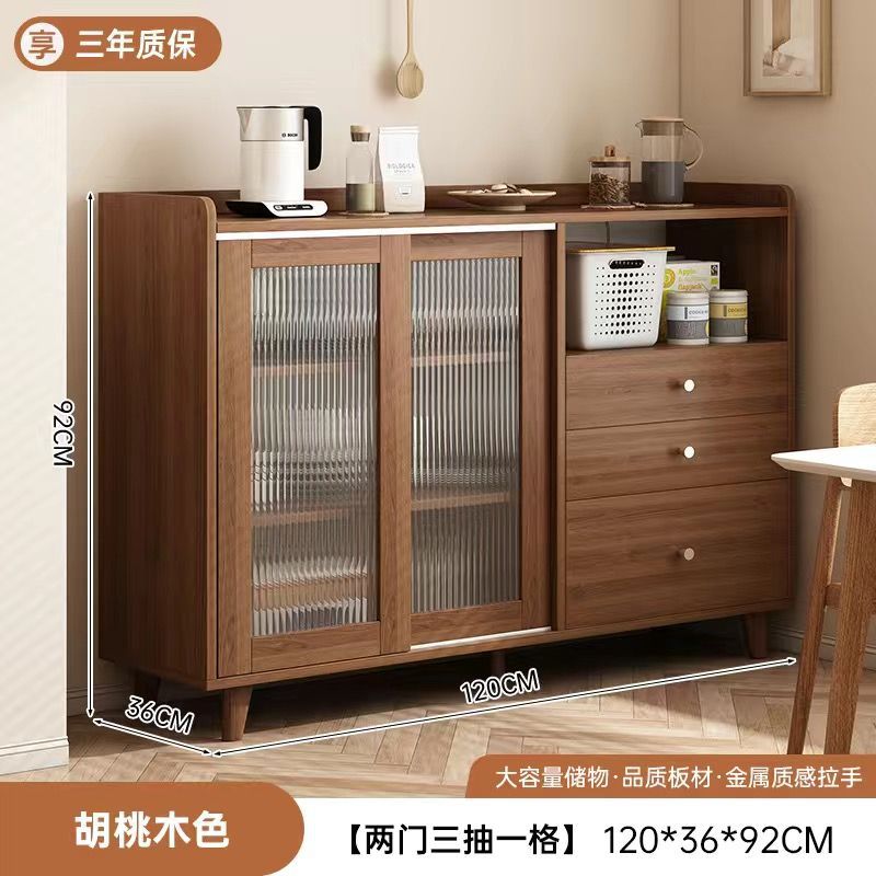 Gabinete de comedor japonés contra la pared de madera sólida sala de estar armario de té cocina armario de almacenamiento armario de cocina armario de almacenamiento armario de almacenamiento