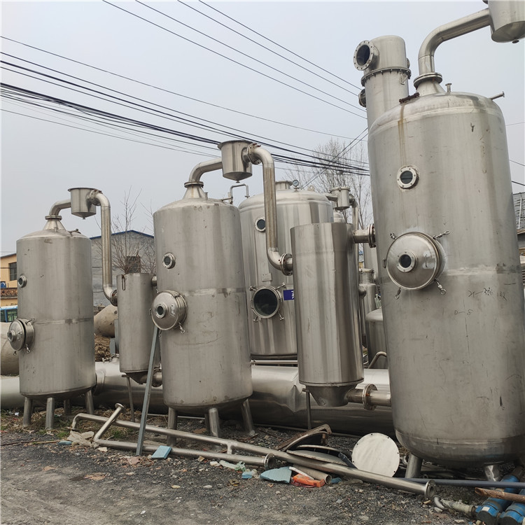 山东出售 二手浓缩蒸发器 200L小型外循环蒸发器 二手钛材蒸发器