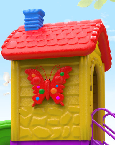 Slide para niños equipos de juegos al aire libre juguetes grandes combinación slide techo slide de plástico ocio entretenimiento