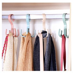 旋轉掛鈎可旋轉家用簡約掛包包衣服掛架衣櫃s勾4角多功能四爪掛鈎