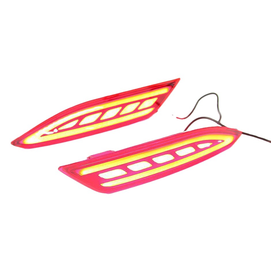 Adecuado para Honda Bozhi parachoques trasero luz Bozhi luz de advertencia modificado LED luz de freno actualización LED luz antiniebla trasera