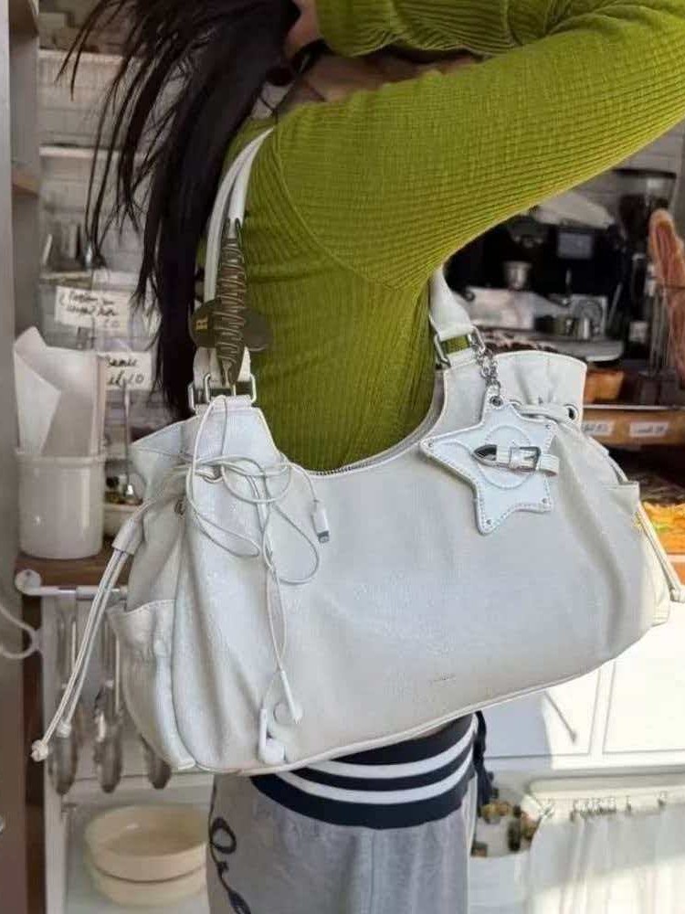 Mini çiyin çantası və tote çanta - qadın üçün gündəlik model