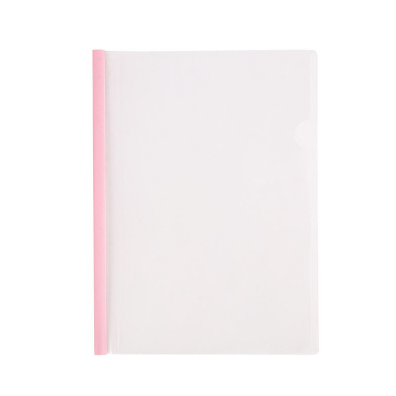 Morandi A4 extracción de clip de barra de tracción personalizada en forma de gota de agua alumno transparente engrosado carpeta de documentos de prueba