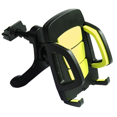 Phone Holder Car Air Outlet: Car phone holder - yellow-air-outlet