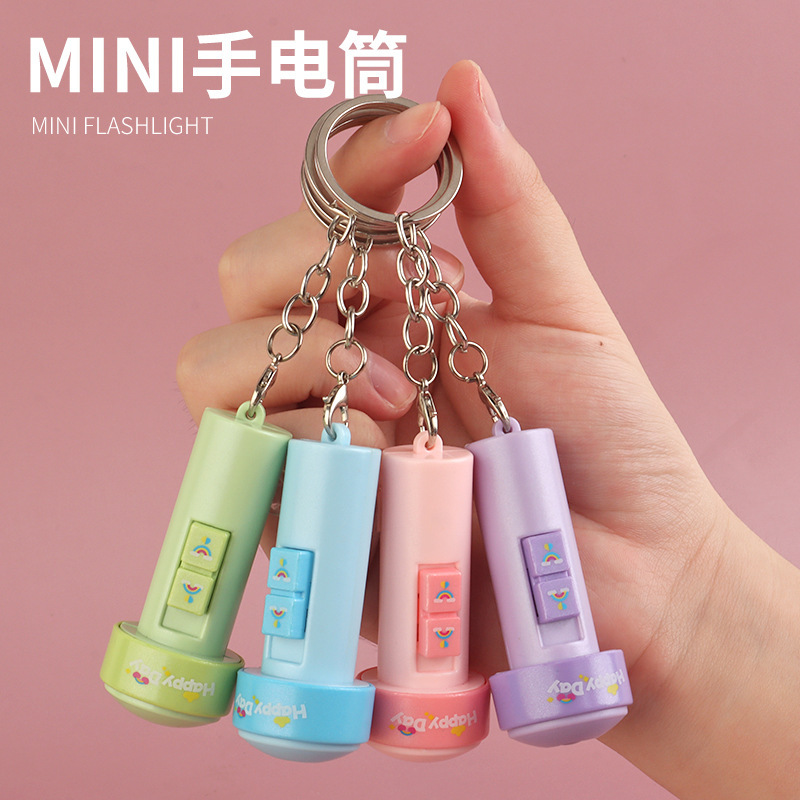 Mini linterna divertida llavero juguetes para mascotas lámpara para gatos lindos colgantes bolsas colgantes pequeños regalos