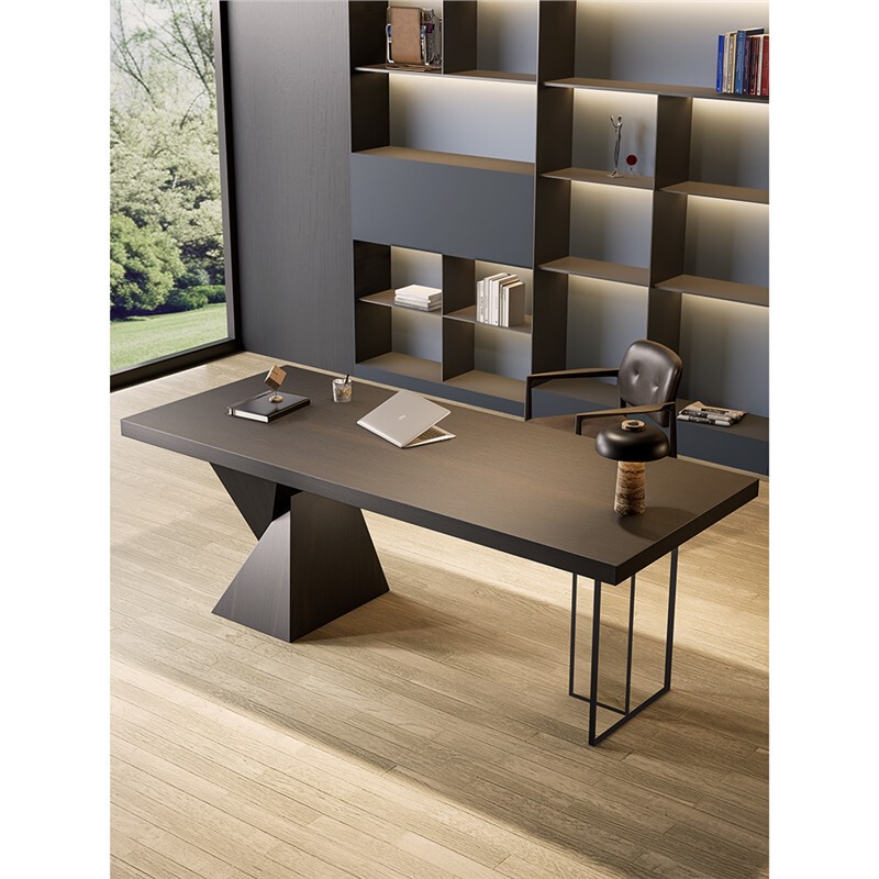 Italian Minimalist Desk 2024 New Entry Luxury Modern High-end Sense Small Apartment Study Adult Home Computer Desk Italian Minimalist Desk 2024 New Entry Luxury Modern High-end Sense Small Apartment Study Adult Home Computer Desk