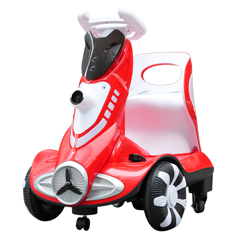 Coche eléctrico para niños, máquina de soplado de burbujas, coche de juguete de control remoto equilibrado para niños y niñas, coche de deriva de cuatro ruedas para bebés