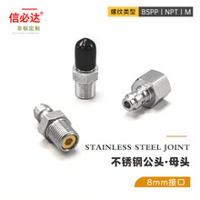 �Ƚz���^��z���^ BSPP1/8 Ӣ��8mm��ӹ��^ NPT 1/8���ƿ��ٽ��^