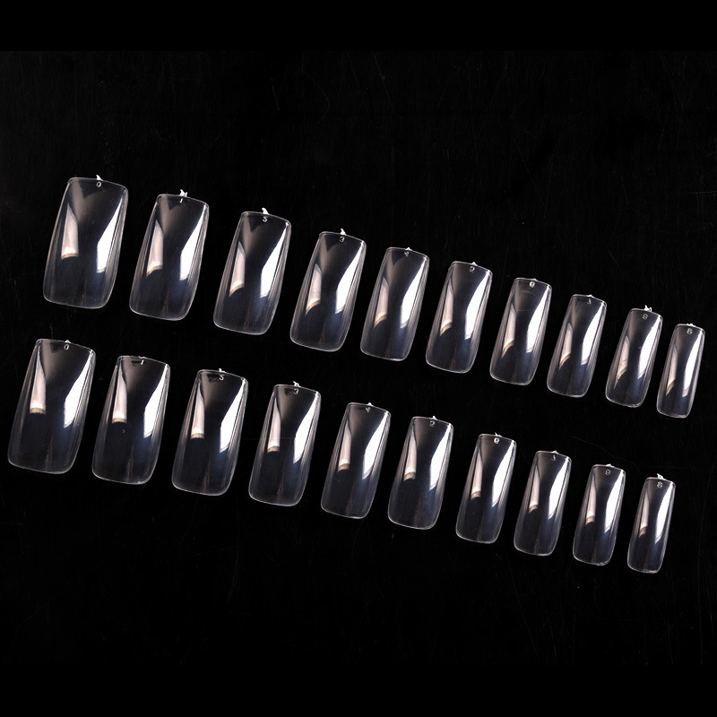 AN3 nail supplies transparent full nail patch transparent affordable 500 pieces bag AN3 nail supplies transparent full nail patch transparent affordable 500 pieces bag