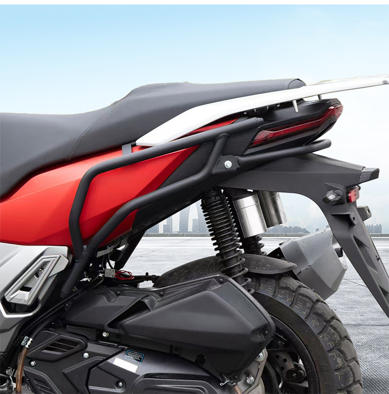Suitable for Wuji Sr150S Front and Rear Bumpers, Fully Surrounded Bumpers, Anti-Fall and Anti-Collision Scooter Protective Frame Modification Parts