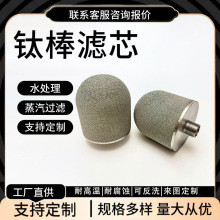 钛棒滤芯批发钛粉末烧结滤芯不锈钢粉末烧结滤芯食品过滤器钛合金