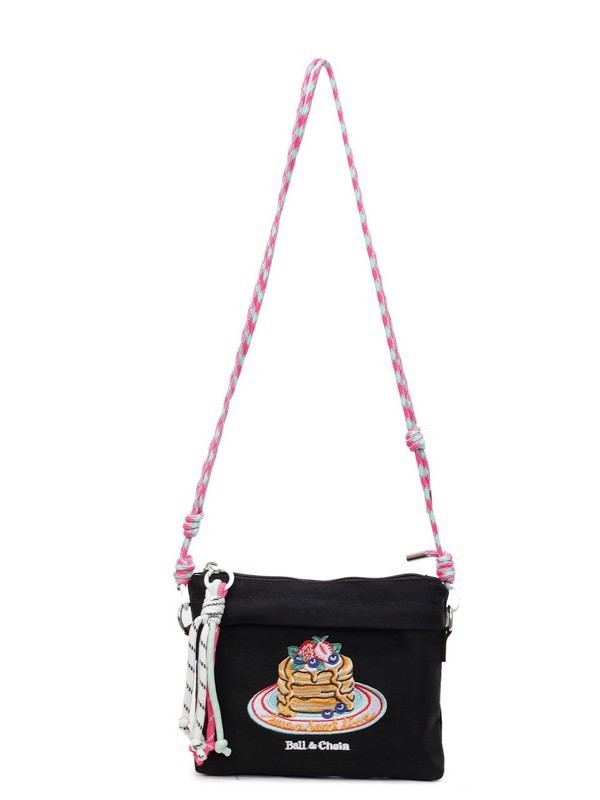 軽量旅行ショッピングクロスボディバッグ日本イン新しい高価値新鮮でかわいい刺繍コントラストカラーバッグ女性用|undefined