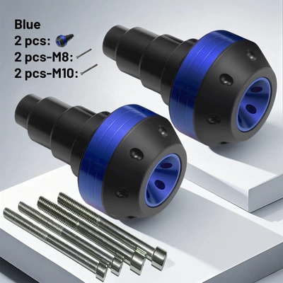 Elektromobil üçün bamper qoruyucu yastıqlar Balls, 2-Pack, Motorcycle Anti-Fall - blue-pair